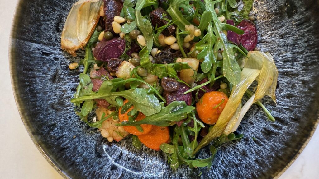 A Nourishing Roasted Root Vegetable Salad with Citrus-Herb Dressing